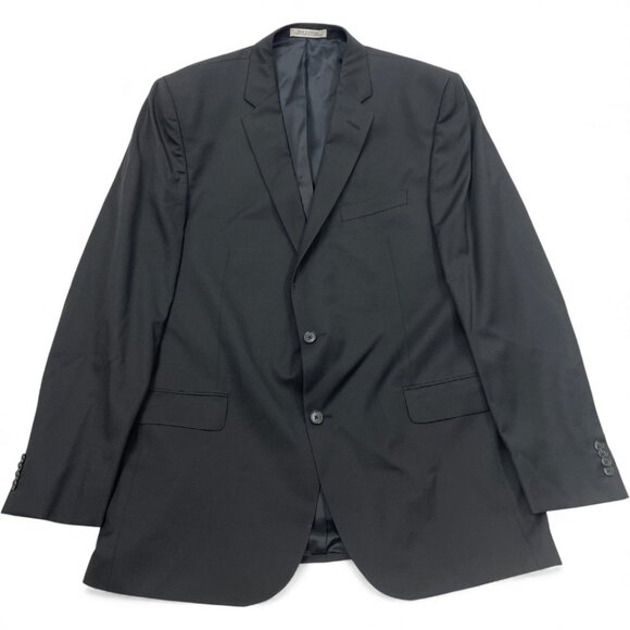 Joseph Abboud Reda Black Wool Blazer Jacket Sports Coat Men's 46L - Picture 10 of 10